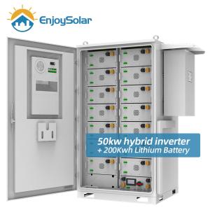 200kwh All In One Outdoor Lithium Ion Battery Cabinet with 50kw output power