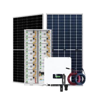Enjoy Solar 30kw 40kw 50kw Hybrid Solar Power System with Lithium Ion Battery Pack for Back up