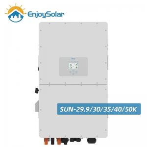 Deye 30KW 40KW 50KW Solar Hybrid Inverter 400V Three Phase EU Standar CE TUV Certificate