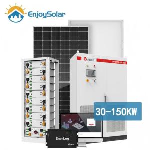 Enjoy Solar 30kw 50kw 100kw 120kw 150kw Hybrid C&I Solar Energy Storage System with Isolated Transformer for Microgrid Applications