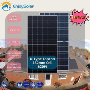 Enjoy Solar 590w 600w 610w 620w 630w N-Type Topcon Solar Cell Solar Panel