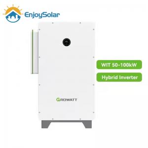 Growatt 100KW Hybrid Solar Energy Inverter 380V 400V 3phase AC Output Voltage