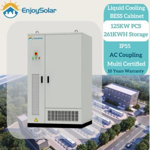 Liquid Cooling 125KW 261kwh PCS All In One Lithium Battery Outdoor Cabinet